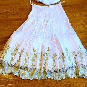 Beautiful baby pink georgette skirt
